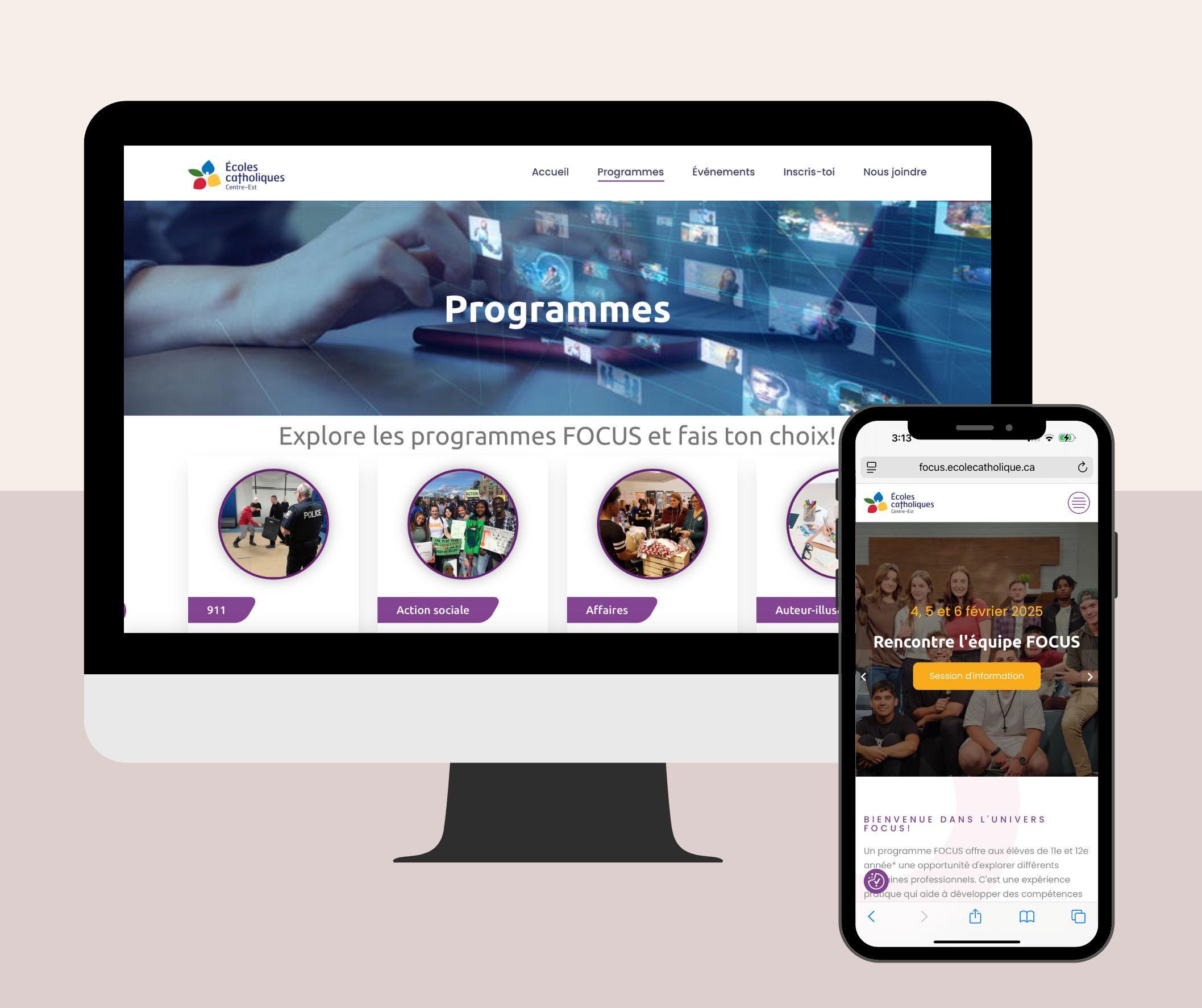Site web FOCUS - CECCE